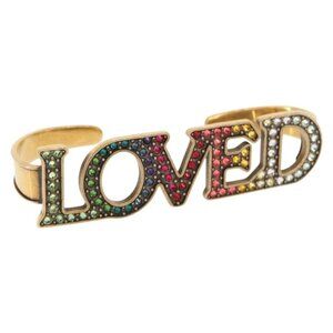 GUCCI Palm Cuff metal Gold